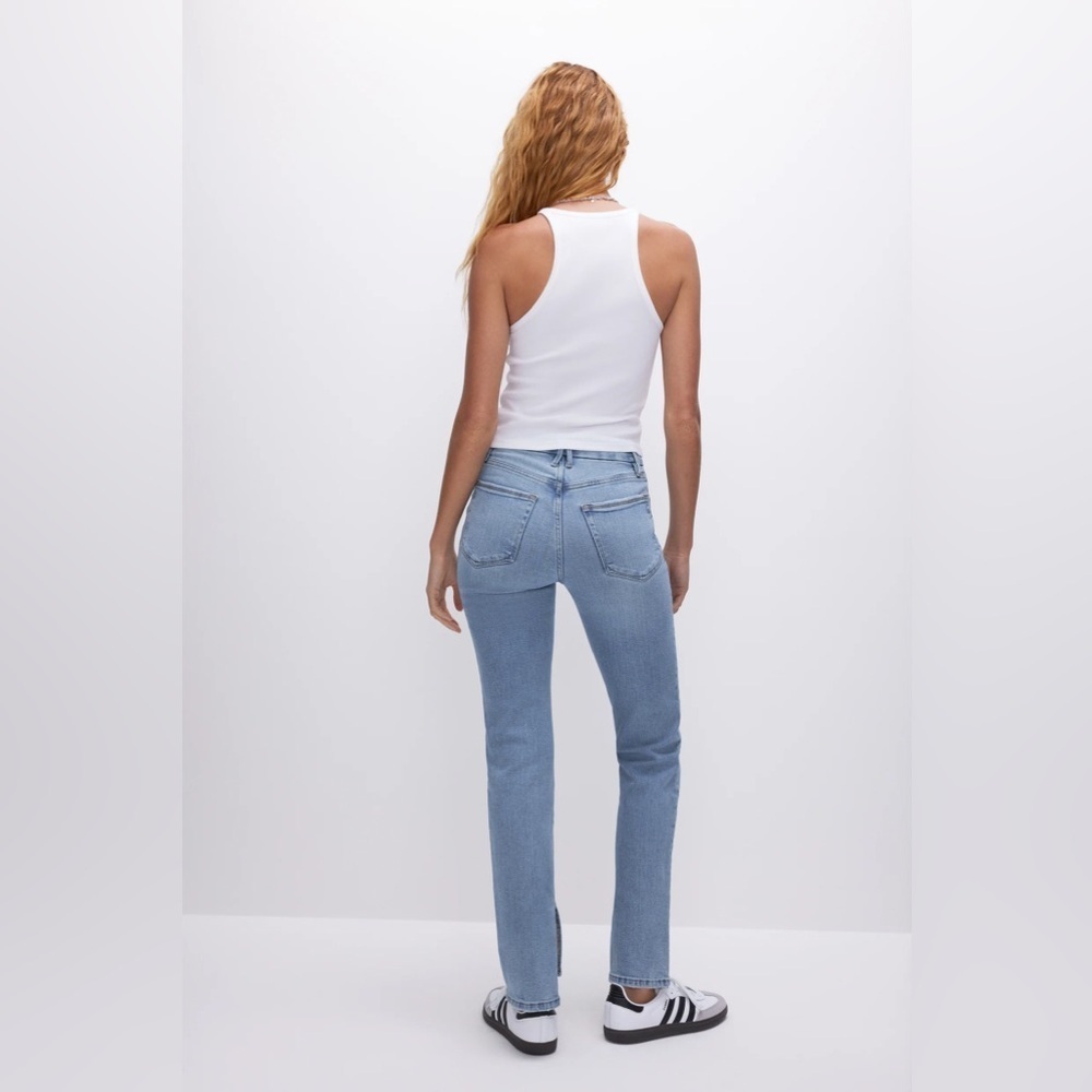 Good American Straight Leg Split Hem - Picture 3 of 13
